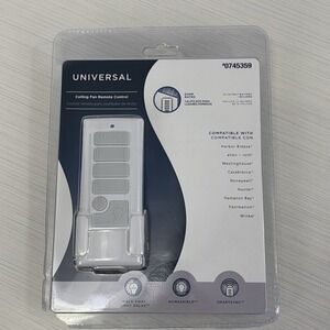 Universal Ceiling Fan Remote Control Walk Away Light Delay Harbor Breeze 0745359
